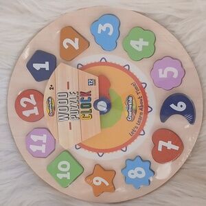 Creative Kids Wood Puzzle Clock